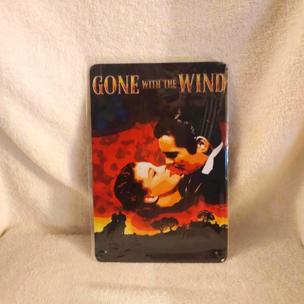 Gone with the wind tin sign